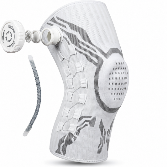 Rodillera ajustable con dial